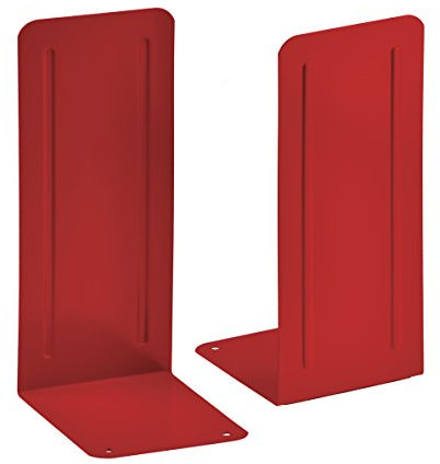Acrimet Premium Jumbo-Buchstützen aus Metall, robust, mit Rutschfester Basis (Farbe Rot) (1 Paar).