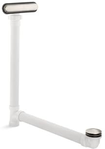 Kohler 246529 ClearFlo Siphon de Baignoire à trop-Plein, Nickel brossé éclatant, 4.5 pounds