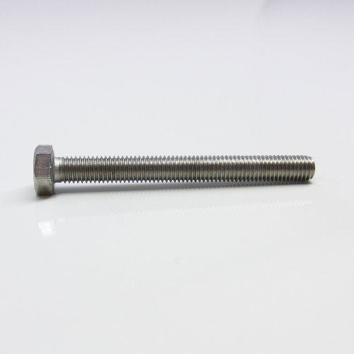 10 Stück Sechskantschrauben M8x80 DIN933 VA Edelstahl V2A