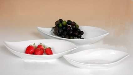 Porzellan Zubehör Serie Avanti, Serie Avanti:20cm Schale. Blattform