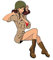 Aufkleber/Sticker US Army Pin Up Girl Sexy Militär Mädel 7x6cm A1285