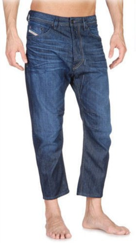 DIESEL Jeans Pantalón Capri hombre NARROT - Deslavado RMQ8 - azul