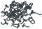 Sealey Assortiment de crochets pour panneau de rangement perforé en composite