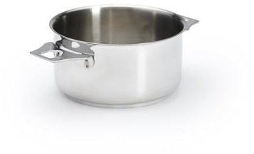 De Buyer - Casserole en inox MILADY TWISTY amovible - Diamètre 14 cm -, Argenté