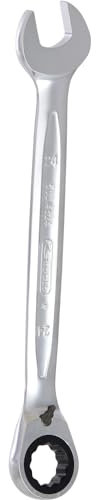 KS Tools 503.4624-E Clé mixte à cliquet réversible Chrome Plus 72 dents 24 mm, sur support