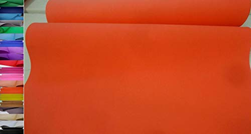 StoffBook ORANGE MOOSGUMMI 2MM BASTELMATERIAL STOFF STOFFE, C306