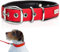 PetTec Halsband für große & kleine Hunde aus Trioflex™ | wetterfest & verstellbar in Farbe | Hundehalsband in Rot, Braun, Schwarz & Leuchtend Orange