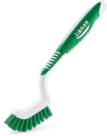Libman 18 Tile and Grout Brush with Ergonomic Handle