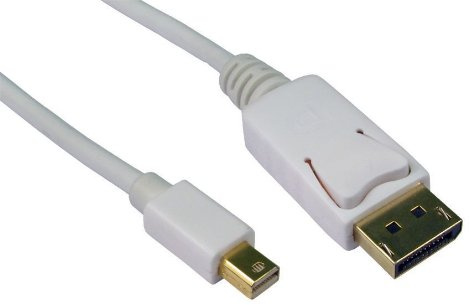 Cables Direct CDLMDP-103 3M D-Port M-Mini D-Port M-White+Gold