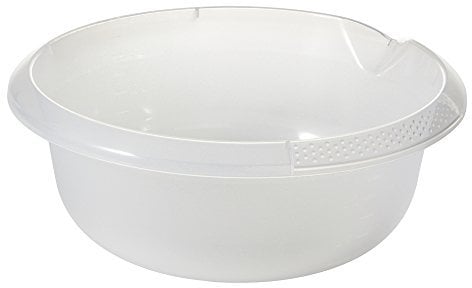 keeeper Universal-Schüssel mit Ausguss, Rund, 3,5 l, Ø 28 cm, Björk, Transparent