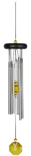 Woodstock Windspiel Chakra Chime, Silber, 46,9 cm