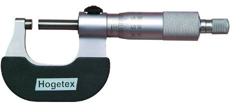 Analoge Bügelmessschraube f. Linkshänder 0-25mm