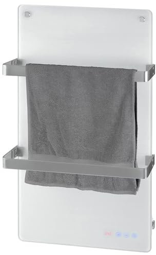 Badezimmer Heizkörper Handtuchtrockner Handtuchwärmer Eurom Sani Comfort Wifi Elektro Glas Badheizung