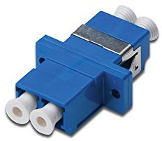 DIGITUS LWL Kupplung – LC / LC – OS2 – Singlemode – Fibre-Optic – Netzwerk-Technik – Farbe Blau