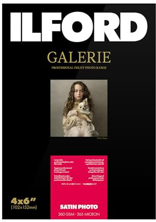 ILFORD GALERIE Satin Photo 260gsm 4x6 - 102mm x 152mm 100 Blatt
