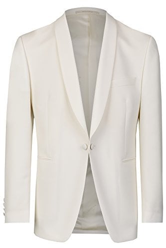 Wilvorst Classics Herren Dinnersakko Schalkragen Cremeweiß 94