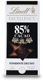 Lindt Excellence Tavoletta di Cioccolato Fondente 85% Cacao, 100g