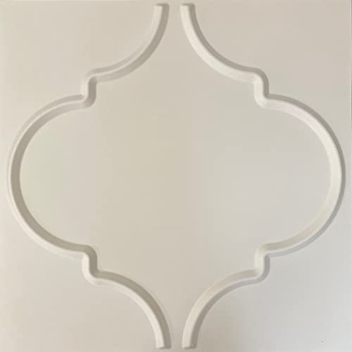 TR Tools Panneau 3D en fibre de bambou, blanc