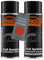 TRISTARcolor Motorradlack Spraydosen Set für Honda Motorrad HON206 Candy Blaze Orange Grundlack Basislack Sprühdose 400ml