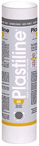 J. Herbin Herbin 1740T - Plastilin für den Modellbau, 1 kg, zum modelieren, HG40, sehr flexibel, 1 Dose, Grau