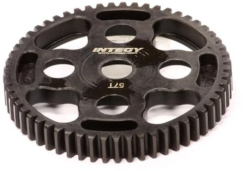 Integy RC Model Precision-Crafted Steel 57T Spur Gear Designed for HPI 1/5 Baja 5B Buggy