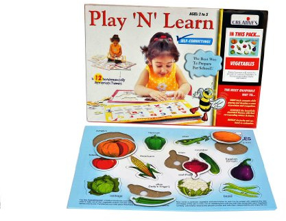 Creative Educational Early Years Play and Learn Vegetables