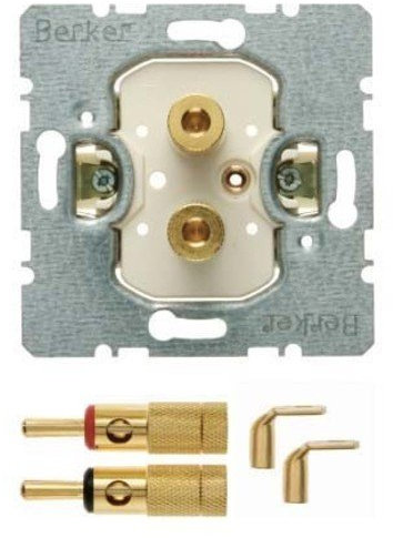 Hager – Mechanismus Toma Lautsprecher Stereo + 2 x Klinke