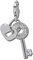 SilberDream 925er Charm Schlüssel & Schloss 925 Silber Anhänger Zirkonia D1FC257W Silber Charmsschmuck von SilberDream für die Frau