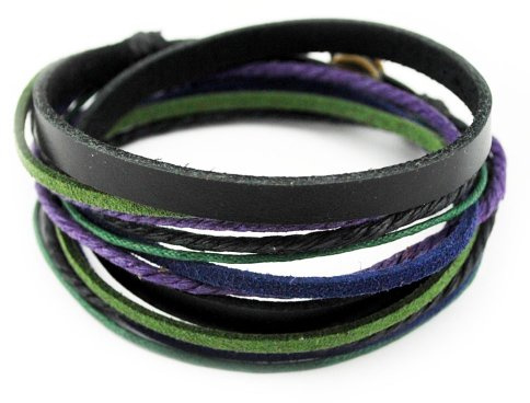 axy WICKELARMBAND Serie 1 TWIC1! ECHT Leder Armband Surfer Surferarmband