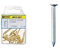 WOLFPACK LINEA PROFESIONAL - Punta Acero Cabeza Plana Zincada 1,50x15 mm. 100 unidades