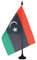 AZ FLAG - Tischflagge Libyen - 21x14 cm - Libyen Tischfahne 14 x 21 Cm - Flaggen