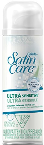 Gillette Satin Care Ultra Sensitive Women's Shave Gel - 7 oz