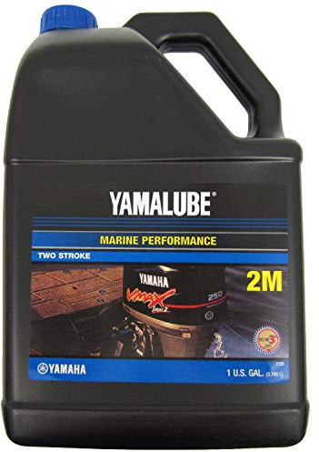 Yamaha Yamalube Outboard 2M Marine 2-Stroke Oil- 1 Gallon, #LUB-2STRK-M1-04