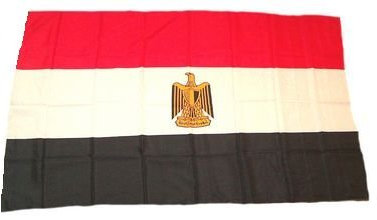 FahnenMax Fahne/Stockflagge Ägypten 30 x 45 cm Flagge