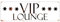 Interluxe METALLSCHILD Shabby Blechschild VIP LOUNGE Vintage Türschild Bar Club