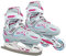 SULOV Mädchen Schlittschuhe 2v1 Ikki, Weiß/Pink, 39-42 cm