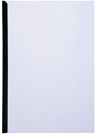 Exacompta 2784C 100er Pack Einbanddeckel DIN A4 für Bindesysteme Forever aus Recycling-Karton weiß. Geeignet zur Verwendung mit Serodo-Bindern, Kunststoffringen, Metallringen und mehr