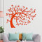 Baum - vom Wind gebogen Wandtattoo in 6 Größen - Wandaufkleber Wall Sticker - Dekoration, Küche, Wohnzimmer, Schlafzimmer, Badezimmer