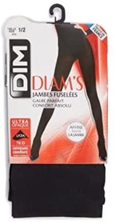Dim Diam'S Jambes Fuselées - Collants - Femme - Noir - FR: 1 (Taille fabricant: 1/2)