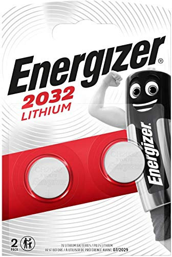 Energizer CR2032 Lot de 2 Piles Bouton au Lithium 3 V