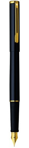 Sheaffer Agio Fountain Pen Absolute Black - Gold Trim