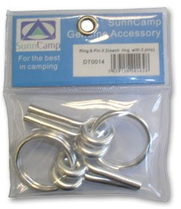 Sunncamp Tent/Awning Ring And Pin (Pack Of 2)