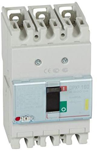 Legrand 420004 Disjoncteur Magnétothermique DPX³160, Pouvoir de Coupure 16kA 400V~, 3P, 80A