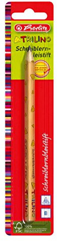 Herlitz Schreiblernbleistift Trilino, bruchsichere FSC-Mine, 1 Stück