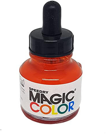 Magic Color MC200 28ml Liquid Acrylic Ink, Omega Orange