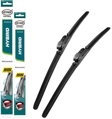 Heyner Fits: Fiat 500 2007-onwards Hybrid Wiper Blades 2414 HH2414TL
