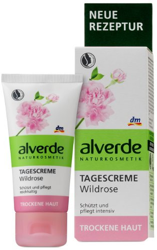 Alverde Tagescreme Wildrose, 6er Pack (6 x 50 ml)