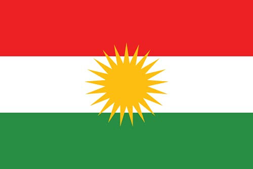 magFlags Drapeau Large Kurdistan | Kurds and Kurdistan | drapeau paysage |