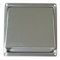 SPARES2GO Stainless Steel Cowled External Extractor Wall Vent Outlet with Cushioned Non Return Flap (100mm, 4)