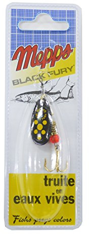 Mepps Comet Angelhaken Black Fury, für Forellenfang